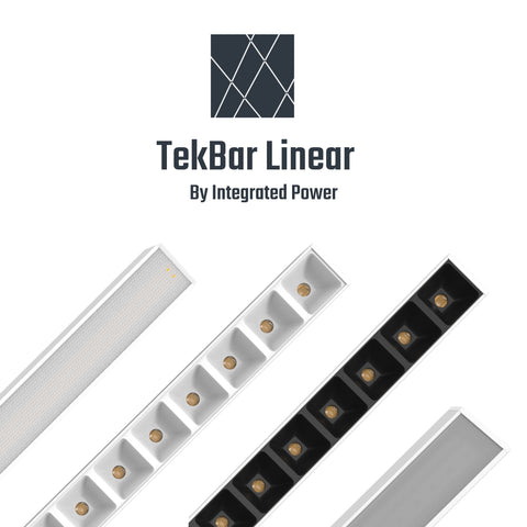 Tekbar Linear_grid ceiling lighting_Integrated Power