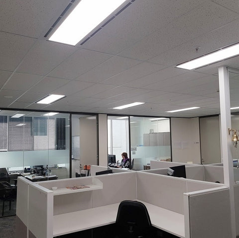 led lighting upgrade in corporate office