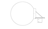 PT6 Series LED Poletop Dimensions