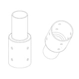 Integrated Power_76-60mm pole spigot adaptor