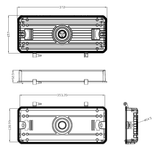 HF2 Series Driver Box dimensions