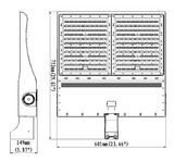 HFS Series Sports Floodlights - 600W - Integrated Power