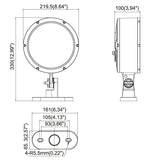 Premiere-Series-35W-LED-floodlight-dimensions