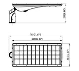 SSA Series All-in-One Solar LED Streetlight - 20W