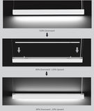 uplighting led linear batten-integrated power