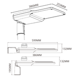 SL5 Series LED Streetlight with PE Cell 150W dimensions