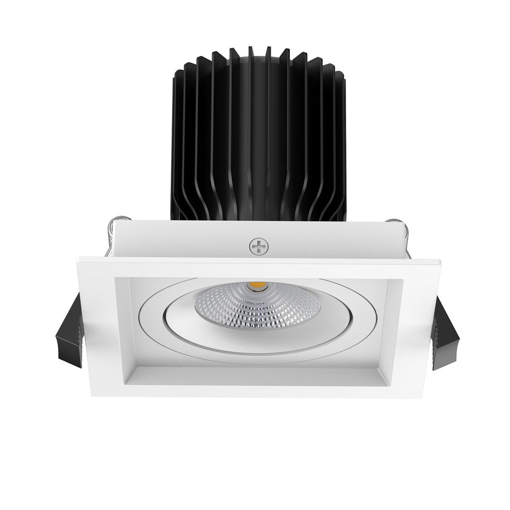 DLM Modular LED Downlight Series - 18W Square Gimbal 95-100mm ...