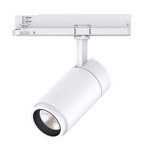 Casambi-enabled TR Series LED tracklight spotlight by Integrated Power, featuring wireless smart control for commercial lighting applications – ideal for galleries, retail spaces, and architectural projects requiring flexible, energy-efficient spotlighting solutions.