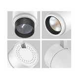 Casambi-enabled TR Series LED tracklight spotlight by Integrated Power, featuring wireless smart control for commercial lighting applications – ideal for galleries, retail spaces, and architectural projects requiring flexible, energy-efficient spotlighting solutions.
