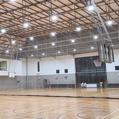 DALI controlled-led highbays-basketball courts