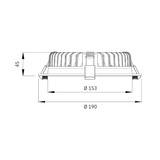 DL Series LED Downlight - 25W - Integrated Power