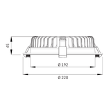 DL Series LED Downlight - 35W - Integrated Power