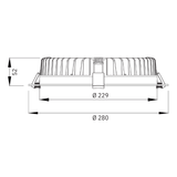 DL Series LED Downlight - 45W - Integrated Power