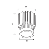 13W DLM Series dimensions
