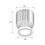 18W DLM Series Dimensions