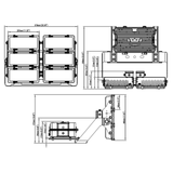 FLC Series High Output Floodlight - 1200W - Integrated Power