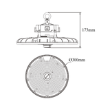 HBM Series 3 200W Highbay dimensions
