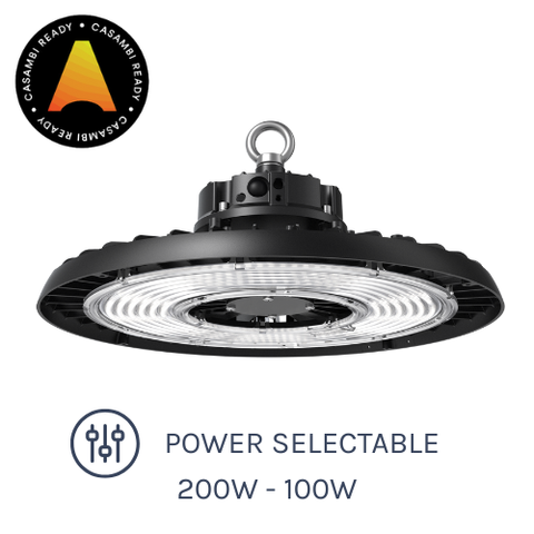 HBX Series 2 LED Smart Highbay 200W with Power Selectable options