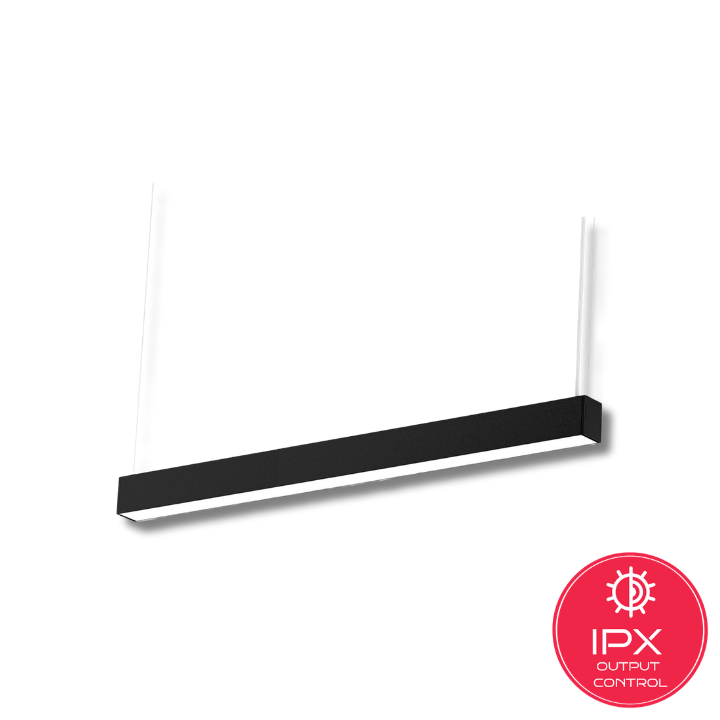 LB Series 2 Linear LED Batten - 36W, 1200mm Black– Integrated Power