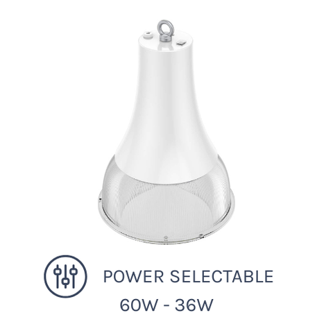 LBX Series LED Highbay 60W with Power Selectable options
