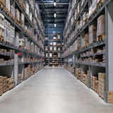 A warehouse installation completed to Australian lighting standards with the LHB Series LED Linear Highbay