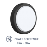OYB Series IK10 LED Bulkhead 25W with Power Selectable options
