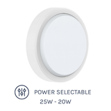 OYB Series IK10 LED Bulkhead 25W with Power Selectable options