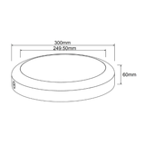 OYW Series LED Weatherproof bulkhead dimensions