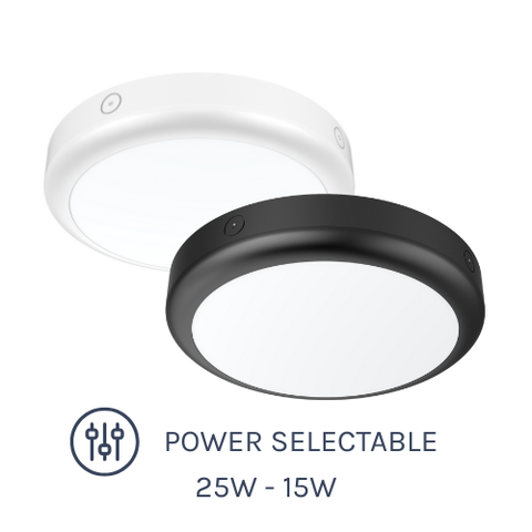 OYW Series LED Oyster 25W with Power Selectable options