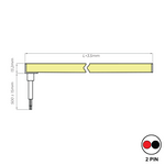 LED neon strip light 10W OmniBend Series, a versatile side-bend fixture for seamless curves, contours, and outdoor architectural lighting