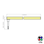 OmniBend Neon Series side-bend RGBW LED strip light, a durable, flexible neon alternative for architectural highlights and decorative projects