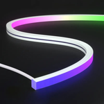 OmniBend Neon Series RGBW LED strip light, flexible top-bend neon lighting with vibrant color-changing and tunable white options for architectural, signage, and decorative applications