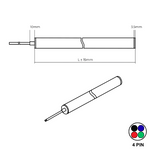 OmniBend Series Orbit-Flex flexible RGBW strip light – versatile LED lighting solution with smooth color transitions, dynamic effects, and easy shaping for architectural and decorative designs