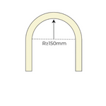 OmniBend Series Orbit shapehold flexible strip, an innovative LED strip lighting accessory for creating precise curves, clean lines, and custom shapes in architectural and decorative lighting installations