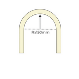 OmniBend Series Orbit shapehold flexible strip, an innovative LED strip lighting accessory for creating precise curves, clean lines, and custom shapes in architectural and decorative lighting installations