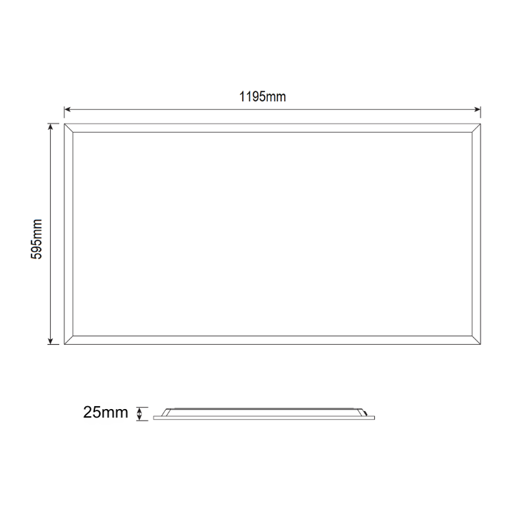 PB Series Backlit LED Panels 36W - 1200x600mm– Integrated Power
