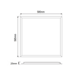 PBC Series LED Panel Dimensions