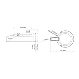 PT5 Series LED Poletop Light with PE Cell by Integrated Power