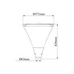 PT9 Series 60W dimmable LED poletop