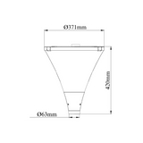 PT9 Series 60W dimmable LED poletop