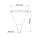 PT9 Series 60W Casambi smart LED poletop
