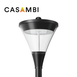 Smart PT9 Series 60W LED pole light, a Casambi-enabled for adjustable outdoor illumination in commercial and public spaces in Western Australia