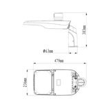 Pathpro Series 30W LED streetlight dimensions