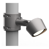 Premiere Series LED 150W floodlight with pole clamp mounting options