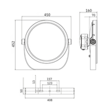 Premiere Series 1 LED RGB 35W
floodlight dimensions