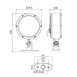 Premiere Series 1 LED RGB 150W
floodlight dimensions