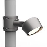 Premiere Series LED RGBW floodlight offers a pole clamp bracketing option