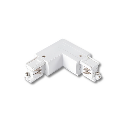 TR Series LED Tracklighting - Right Angle Track Joiner White