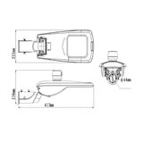 SL2 Series 30W LED Casambi enabled streetlight 