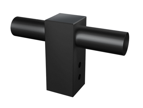 SL2 Series Square Double Spigot Adaptor Black 100mm